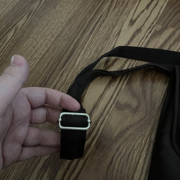 LUG Brown Quilted Travel Casual Adjustable Somersault Crossbody Bag Purse - Picture 2 of 10